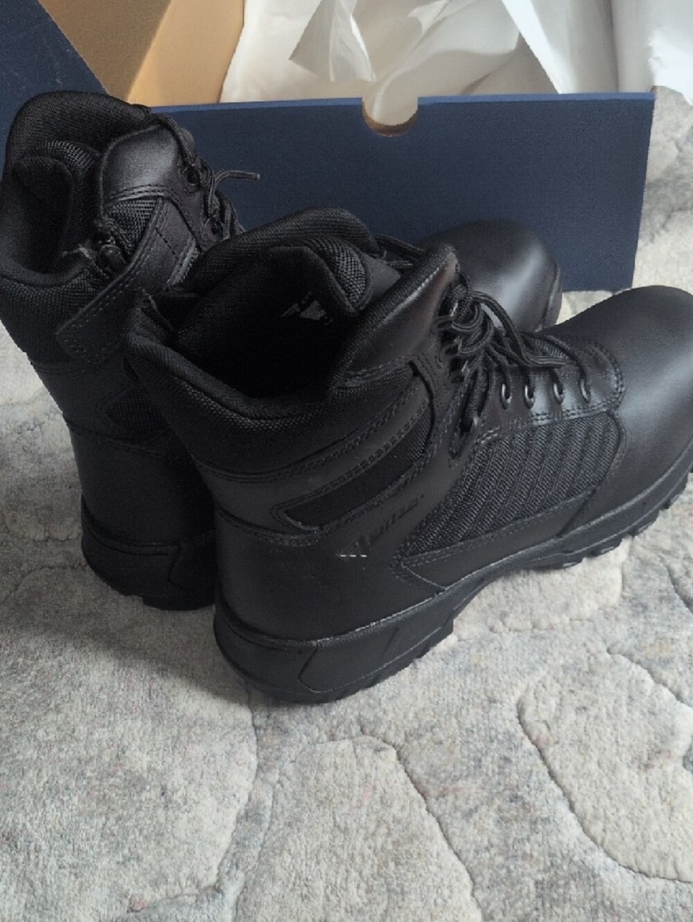 Bates Black Tactical 8" Lace-Up Duty Boots - Picture 3 of 13
